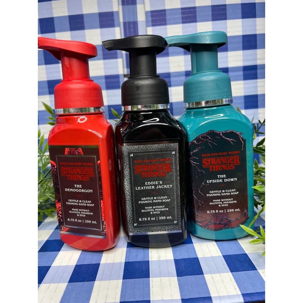 Bath & Body Works x Stranger Things Foam Soap Set of 3  Limited Edition BBW Foam